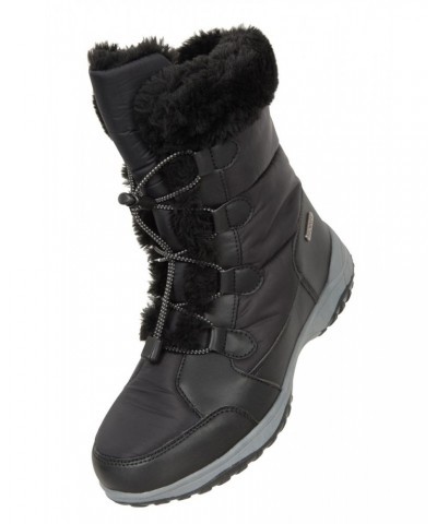 Snowflake Womens Adaptive Snow Boots Black $31.34 Footwear