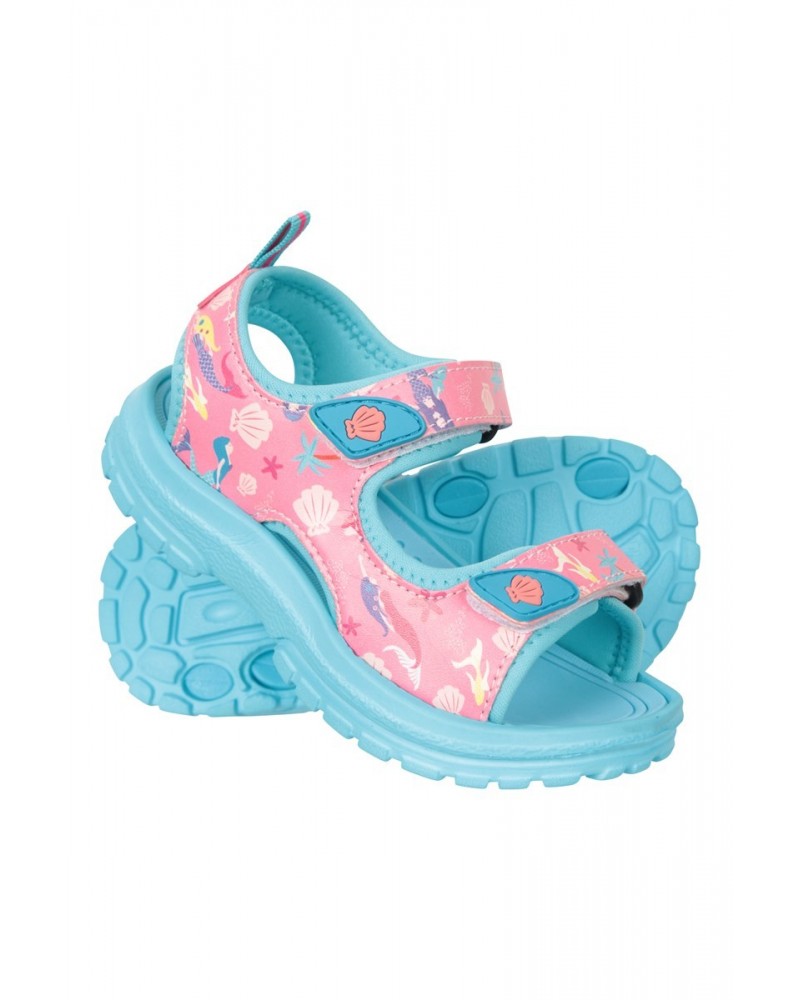 Sand Kids Sandals Blue $12.41 Swimwear