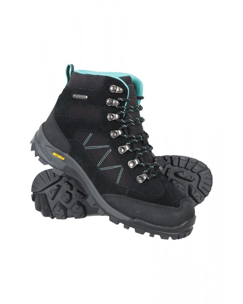 Extreme Storm Womens Waterproof IsoGrip Boots Black $39.10 Footwear