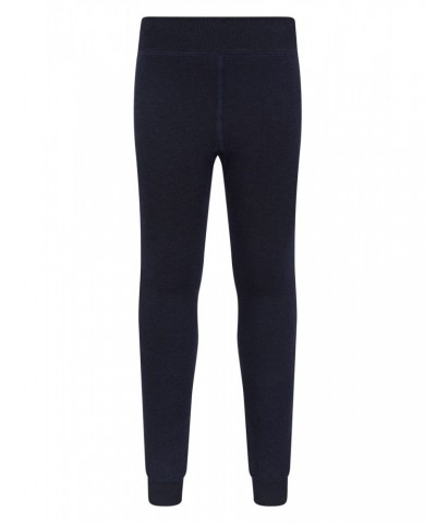 Kids Fluffy Fleece Lined Leggings Navy $10.19 Pants