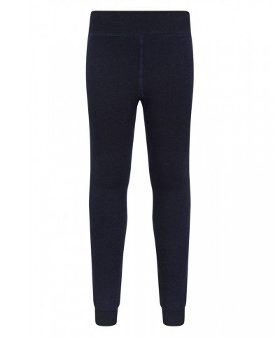 Kids Fluffy Fleece Lined Leggings Navy $10.19 Pants