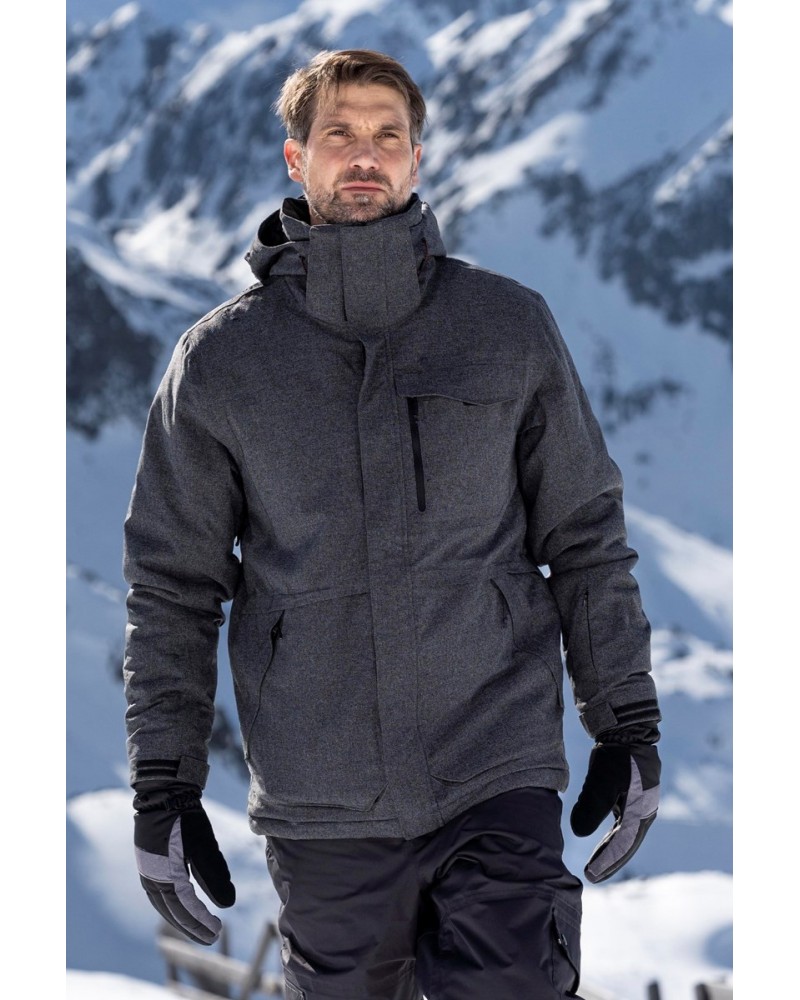 Comet III Mens Waterproof Ski Jacket Grey $33.15 Jackets