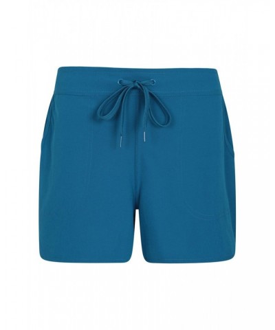 Womens Stretch Board Shorts Blue $15.84 Pants