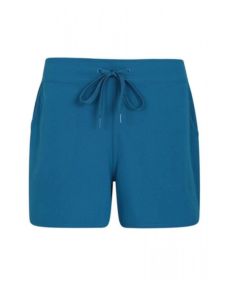 Womens Stretch Board Shorts Blue $15.84 Pants