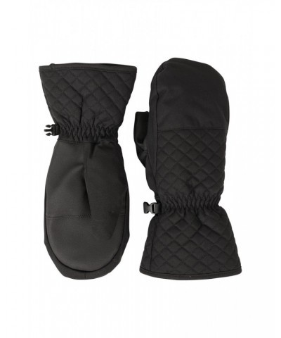 Arctic Mist Womens Waterproof Ski Mittens Black $18.86 Ski