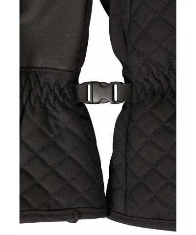 Arctic Mist Womens Waterproof Ski Mittens Black $18.86 Ski