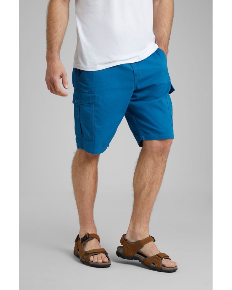 Lakeside Mens Cargo Shorts Teal $19.60 Pants