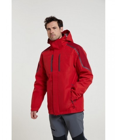 Zenith Extreme III Mens 3-in-1 Waterproof Jacket Dark Red $58.29 Jackets