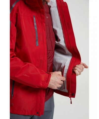 Zenith Extreme III Mens 3-in-1 Waterproof Jacket Dark Red $58.29 Jackets