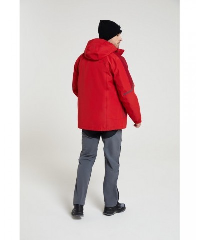 Zenith Extreme III Mens 3-in-1 Waterproof Jacket Dark Red $58.29 Jackets