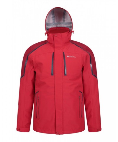 Zenith Extreme III Mens 3-in-1 Waterproof Jacket Dark Red $58.29 Jackets