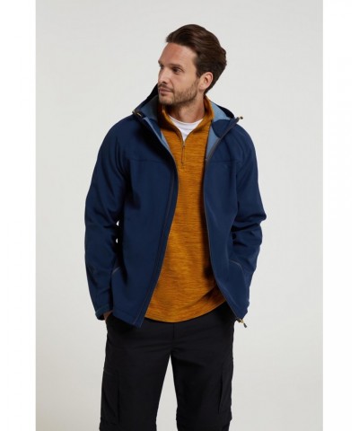 Exodus Mens Showerproof Softshell Blue $31.34 Jackets