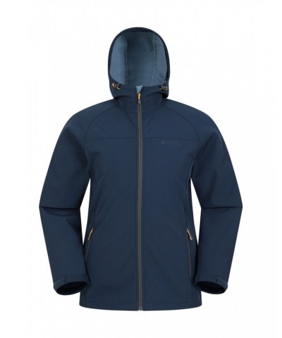 Exodus Mens Showerproof Softshell Blue $31.34 Jackets