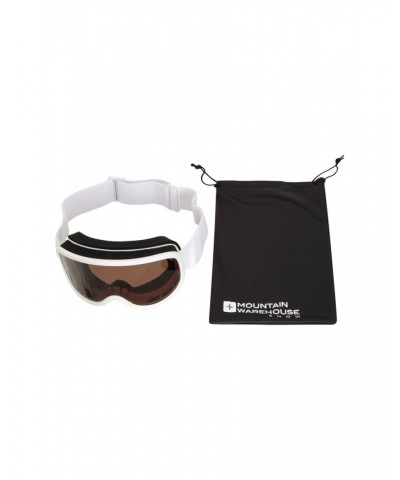 Unisex White Ski Goggles White $18.86 Ski