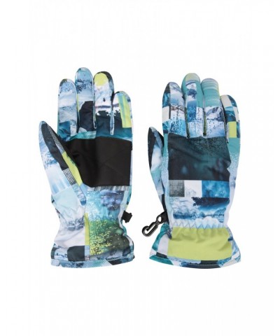 Printed Kids Ski Gloves Yellow $11.39 Accessories