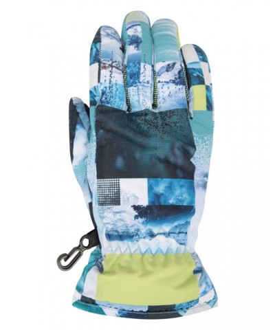 Printed Kids Ski Gloves Yellow $11.39 Accessories