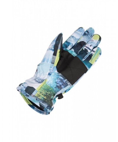 Printed Kids Ski Gloves Yellow $11.39 Accessories