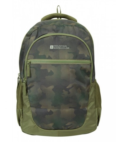 Kids Printed Backpack 20L Khaki $14.19 Backpacks