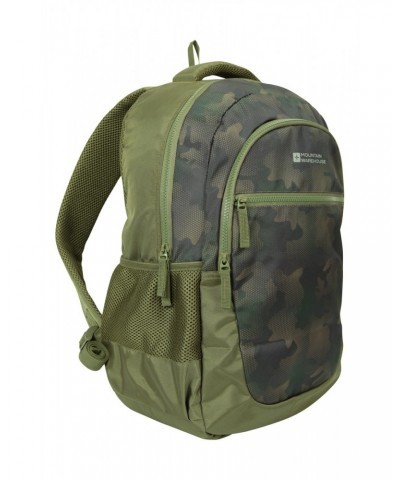 Kids Printed Backpack 20L Khaki $14.19 Backpacks