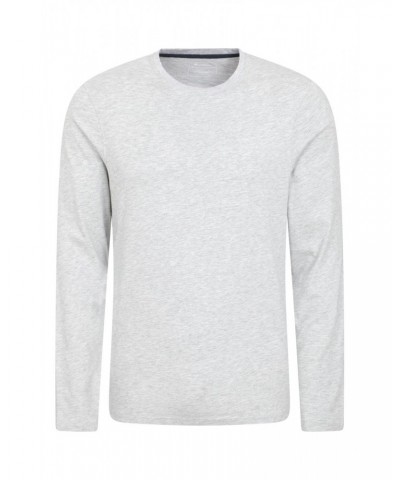 Eden Mens Organic T-Shirt Light Grey $13.74 Tops