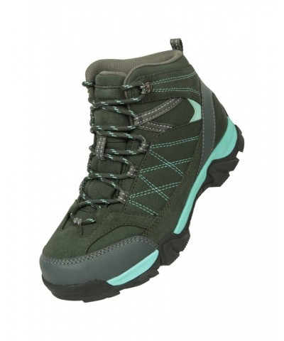 Trail Kids Waterproof Hiking Boots Teal $26.00 Footwear