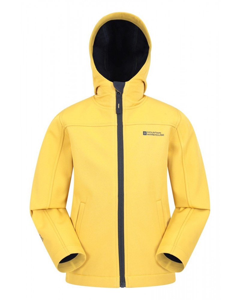 Exodus Kids Water Resistant Softshell Yellow $13.53 Jackets