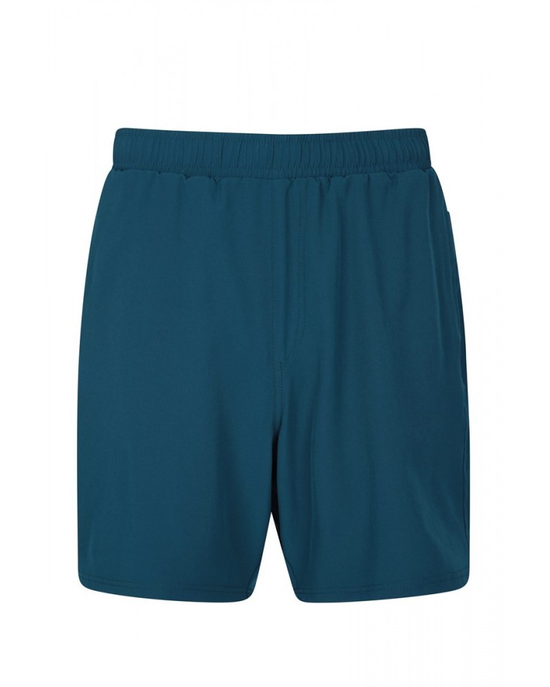 Hurdle Mens Running Shorts Dark Teal $12.31 Active