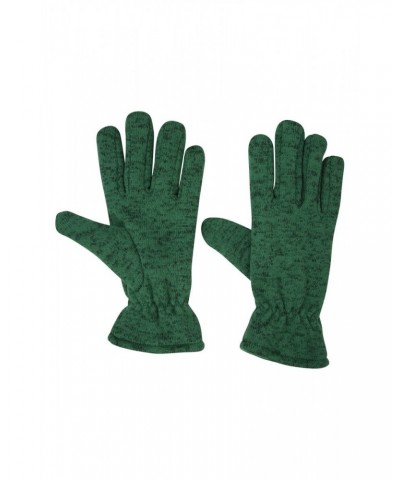 Nevis Womens Fleece Gloves Dark Green $10.59 Ski