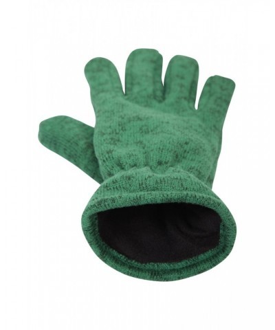 Nevis Womens Fleece Gloves Dark Green $10.59 Ski