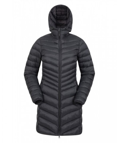 Florence Womens Long Insulated Jacket Jet Black $37.60 Jackets