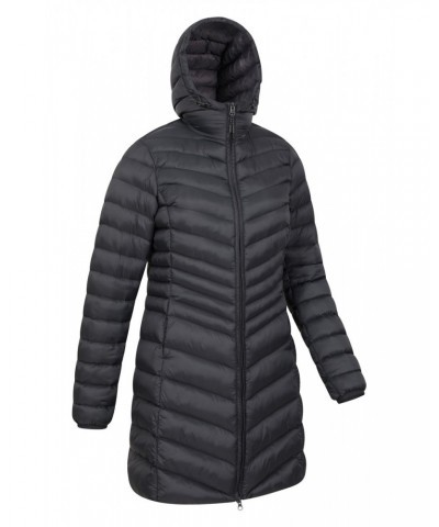 Florence Womens Long Insulated Jacket Jet Black $37.60 Jackets