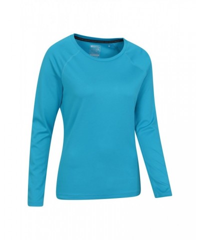 Endurance Womens Long Sleeve Top Bright Blue $15.11 Active