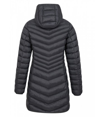 Florence Womens Long Insulated Jacket Jet Black $37.60 Jackets