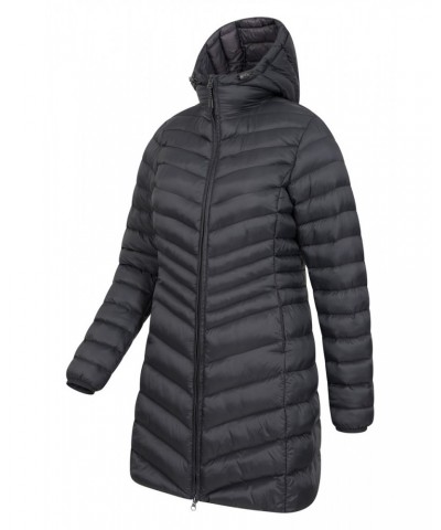 Florence Womens Long Insulated Jacket Jet Black $37.60 Jackets