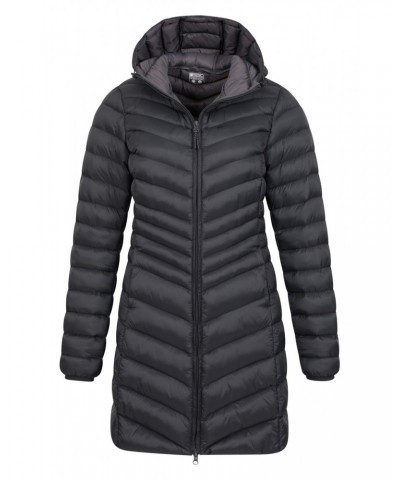 Florence Womens Long Insulated Jacket Jet Black $37.60 Jackets