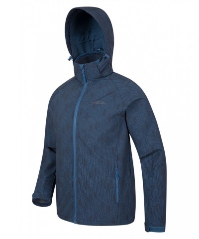 Exodus Printed Mens Showerproof Softshell Petrol $30.80 Jackets