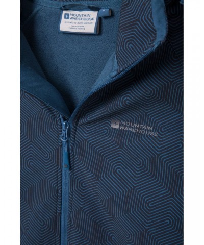 Exodus Printed Mens Showerproof Softshell Petrol $30.80 Jackets