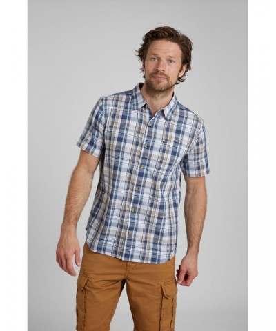 Holiday Mens Cotton Shirt Beige $13.86 Tops