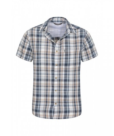 Holiday Mens Cotton Shirt Beige $13.86 Tops