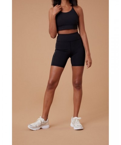 Womens 6 Inch Cycle Shorts Black $15.60 Active