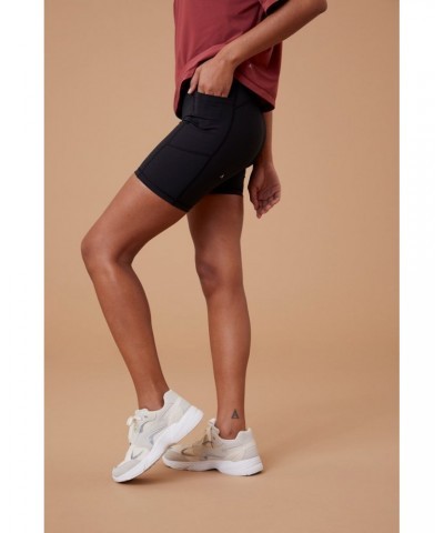 Womens 6 Inch Cycle Shorts Black $15.60 Active