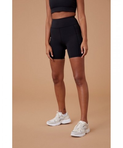 Womens 6 Inch Cycle Shorts Black $15.60 Active