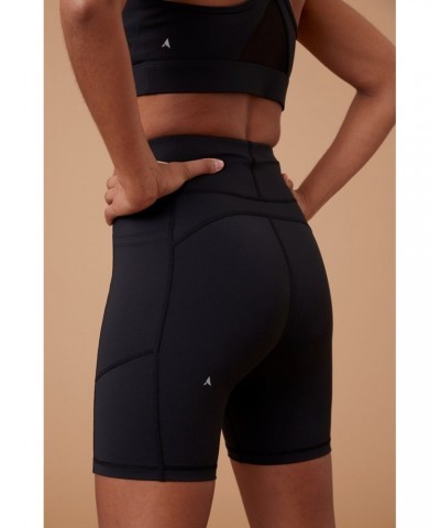 Womens 6 Inch Cycle Shorts Black $15.60 Active