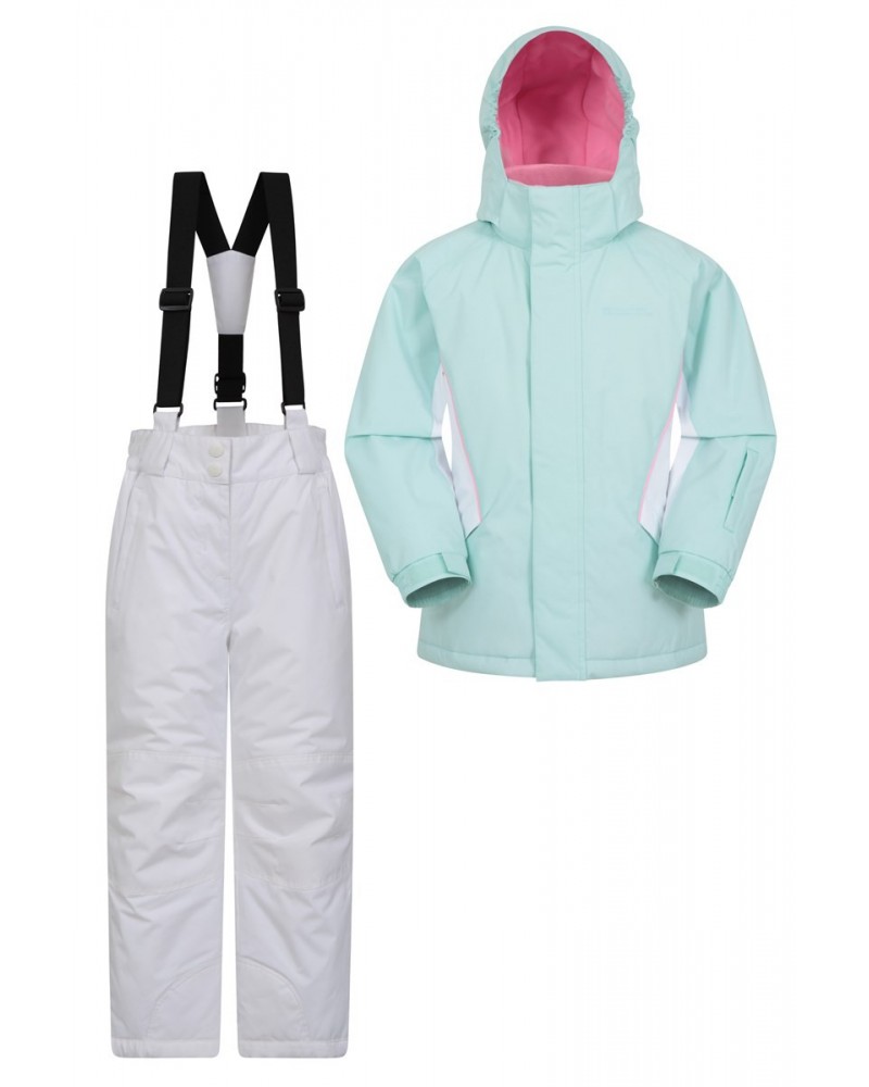 Kids Ski Jacket and Pant Set White $31.85 Pants