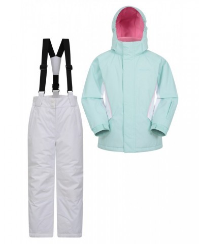 Kids Ski Jacket and Pant Set White $31.85 Pants