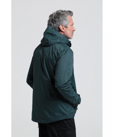 Trek Mens Waterproof Jacket Dark Green $28.04 Jackets