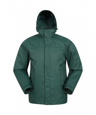 Trek Mens Waterproof Jacket Dark Green $28.04 Jackets