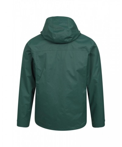 Trek Mens Waterproof Jacket Dark Green $28.04 Jackets