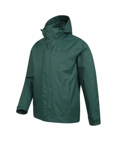 Trek Mens Waterproof Jacket Dark Green $28.04 Jackets