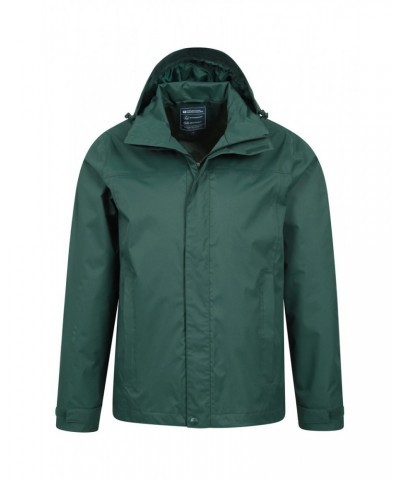 Trek Mens Waterproof Jacket Dark Green $28.04 Jackets